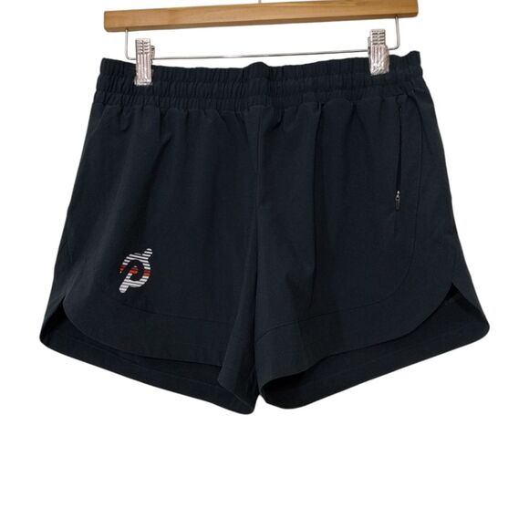 Peloton Women's 4" Tulip Running Shorts W/ Built-In Liner Size S Black Training‎ - Picture 1 of 4